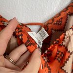 Cato  Jumpsuit Wide Leg Satin Orange Patterned Boho Size 22/24 Photo 3