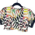 Cropped Open Front Cardigan XS Black Photo 8