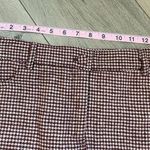 Cupcakes and Cashmere Maroon Houndstooth Wool Blend Mini Skirt Size 2 Photo 4