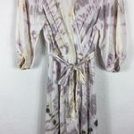 Young Fabulous and Broke Jillian Mauve Harvest Tie Dye Wrap Maxi Dress Medium Photo 9