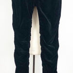 Theory 𝅺nwot  ruched black velvet pants sz 4 /small Photo 0
