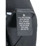 Larry Levine  Black Skirt Womens 8 Tiered Petals Back Slit Career Office Dressy Photo 4