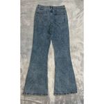 Nasty Gal Medium Wash Flare Button fly Jeans US10 Photo 6