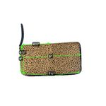 Lucky Brand Cheetah Print Wristlet Wallet Clutch Cosmetic Bag Photo 1
