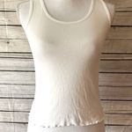Gaiam  High Neck Ribbed Tank Ruffle Trim Photo 0