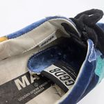 Golden Goose  Deluxe May Sneakers –‎ Bluette/Aquamarine Velvet 37 Blue Velvet Photo 8