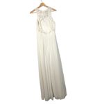 Lulus Ivory White So Far Lace Bust Open Back Formal Gown S Photo 2