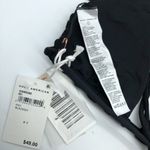 Good American Jacquard Tiny Ties Wrap Bikini Top Stretch Black 1 US S Photo 3