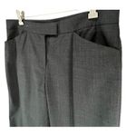 Lafayette 148 NY Irving Trouser Pants 6 Charcoal Gray Wool Stretch Quiet Luxury Photo 1
