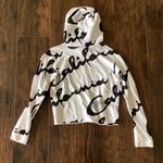 On Fire Cropped Fleece Hoodie Photo 5