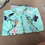Commense Mint Green Oversized Floral Print Shorts Set Size M Photo 10