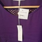 Trina Turk  women's "Black Orchid" Hanford cut out back short sleeve shear blouse Photo 1