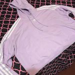 Adidas  Lilac Hoodie with White Accents Photo 1