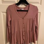 Moa Moa  Long Sleeve Button up top Photo 0