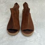 Brash  Tan Wedge Sandals Photo 2