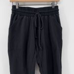 Free People Movement Drawstring Sunny‎ Skinny Sweatpants Black Women S Stretch Photo 3