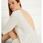 Hill House  Simone Long Sleeve Maxi Dress in Coconut Milk Size L Photo 2