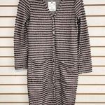 ZARA TEXTURED WEAVE Long Sleeve V-Neck Button Up Dress/Cardigan NWT Size Small Photo 0