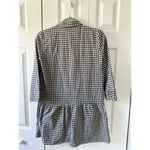 ZARA Gingham Embroidered Tunic Dress Photo 4