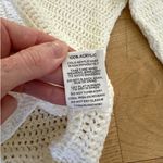 Glassons  - Long Sleeve Crochet Top in White Photo 2