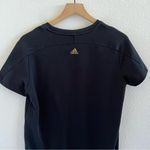 Adidas Black Sweatshirt T-Shirt Dress Graphic Athleisure Casual US Medium Photo 4