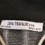 ZARA {S} Asymmetrical Striped Dress Black White Photo 8