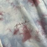 PINK - Victoria's Secret  tie dye blue/mauve logo pullover hoodie,  oversized XS Photo 2