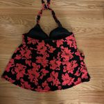 Aqua Green Ruffle Halter tankini swim top Coral Beach Photo 6