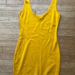 Revamped  Yellow Sleevless Dress Photo 2