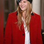 Lauren Ralph Lauren Single Breasted Red Wool Pea Coat BNWOT size 2 Photo 2