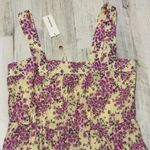 Heartloom  Nicka Purple and Pale Yellow Floral Mini Dress Size Small NWT Photo 7