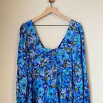 For Love & Lemons  Astor Floral Satin Mini Dress Photo 5