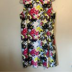 GGBlue Luxe Sport Women’s Multi Print Golf Athletic Dress 1/4 Zip Sz Large Yellow Photo 5