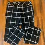 Avenue 7th  NY&Co. Pants 14 Average Black and White Plaid Slacks Pockets Photo 0