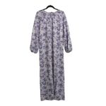 Hill House  Simone Dress Lilac Tonal Floral XL New Photo 2