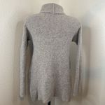 Fabiana Filippi Hi Low Sweater Turtleneck Sweater Gray Tan Made In Italy Sz S/M? Photo 3