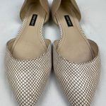 Nine West Women's Starship Leather Tan Point Toe Flats/Shoes Size 7.5 SKU 4044 Photo 0