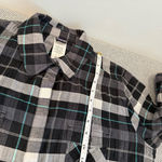 Patagonia Highlands Plaid Drawstring Shirt Dress Tunic Long Sleeve Women's Sz L Photo 8