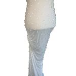 Wiederhoeft Embroidered Long Tank Dress in White 36 New Womens Beaded Runway Size undefined Photo 7