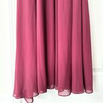 Lulus Lulu’s Burgundy Nude Lace Forever and Always Maxi Dress Formal Gown Large NWT Photo 11