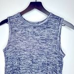 Rag and Bone  Split Back Nicole Tank in Heathered Blue‎ Marled Knit Size XS Photo 7