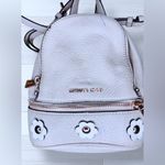 Michael Kors  Women’s Rhea Mini Floral Appliqué Leather Backpack Photo 5