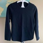 Sonoma  XL womens ribbed black long sleeve tee shirt cotton blend Photo 0