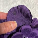 Purple Flower Hair Bow Girls Womens Photo 6