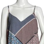 Artisan NY  Dress Women Small Multicolor Tile Patchwork Swing Handkerchief Hippie Photo 3