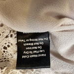 POL EUC  Small Pale Pink Lace Crochet Blouse Flare Sleeve Photo 9