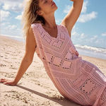 Free People Santorini Fauxchet Sweater Dress Size S Photo 0