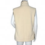 Telluride Vest Womens Large Cream Full‎ Zip Quilted Neutral Cabincore Gorpcore Gray Photo 4