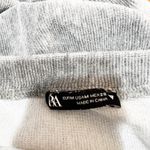 ZARA Ribbed Velvet Velour Crew Neck Pullover Long Sleeve Sweater Gray Medium Photo 1