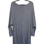 Brandy Melville Gray Off the Shoulder Dolman Sleeve Sweater Dress Photo 0